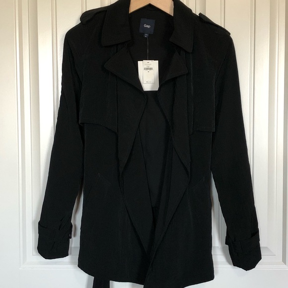 NWT Gap Open Front Belted Jacket - Picture 1 of 13